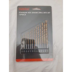 Luckyway 13 Piece Twist Drill Bit Set